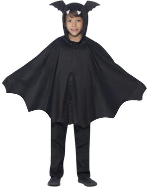 Black Bat Kids Poncho