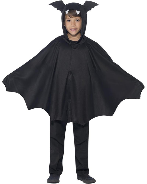 Black Bat Kids Poncho