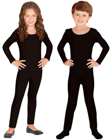 Black Bodysuit Kids Halloween Costume