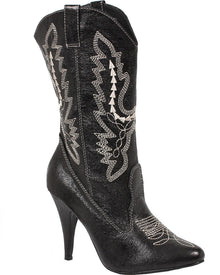 Black Cowgirl Womens Boots