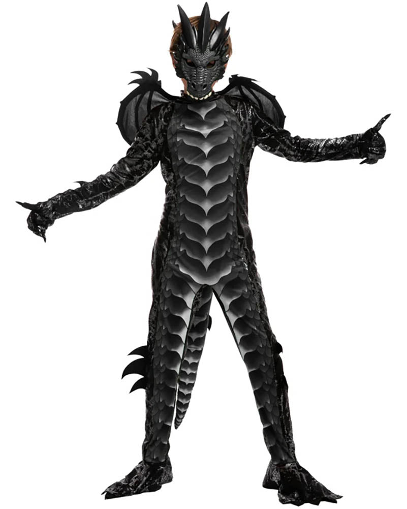 Black Dragon Boys Costume