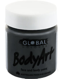 Black Face and Body Paint Tub 45ml