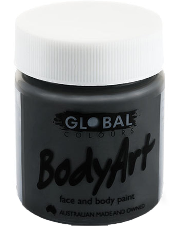 Black Face and Body Paint Tub 45ml