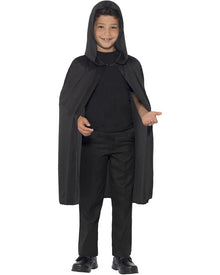 Black Hooded Halloween Cape