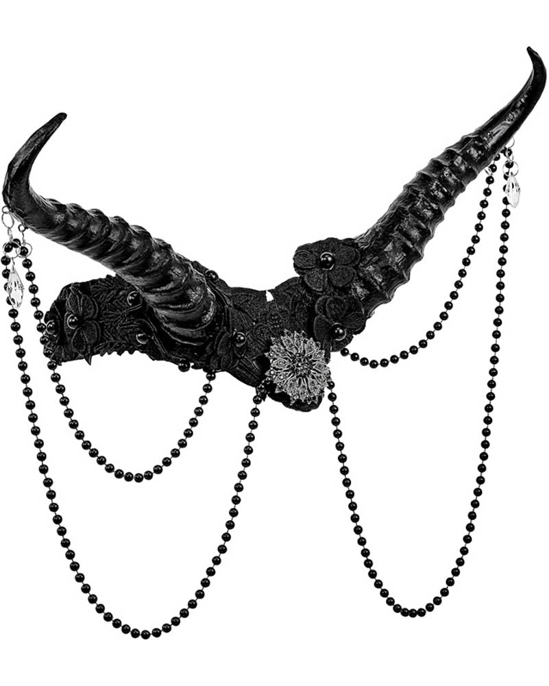 Black Horns Headpiece
