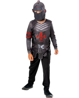 Medieval Black Knight Boys Costume