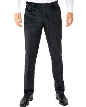 Black Midnight Velvet Opposuit Mens Tuxedo