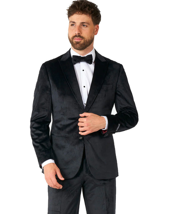 Black Midnight Velvet Opposuit Mens Tuxedo