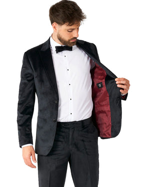 Black Midnight Velvet Opposuit Mens Tuxedo