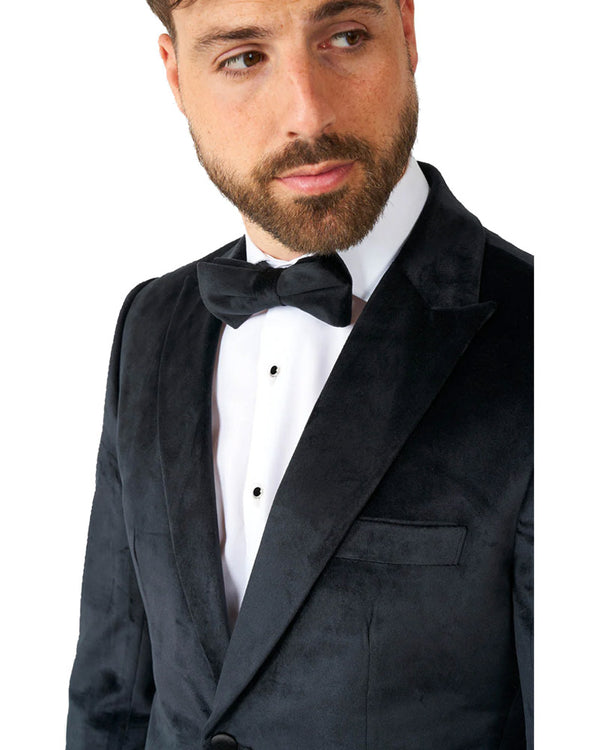 Black Midnight Velvet Opposuit Mens Tuxedo