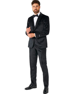 Black Midnight Velvet Opposuit Mens Tuxedo