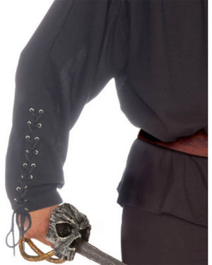 Black Pirate Mens Shirt