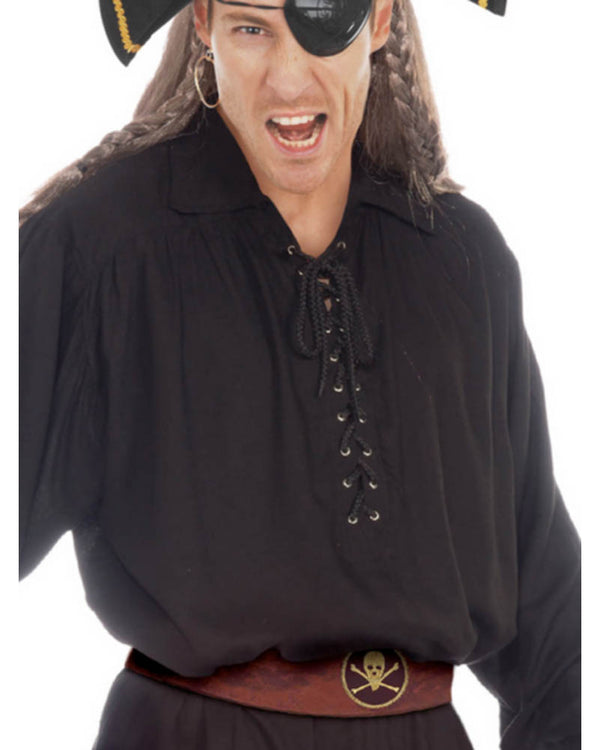 Black Pirate Mens Shirt