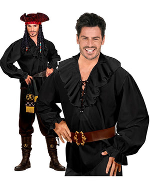 Black Pirate Mens Shirt