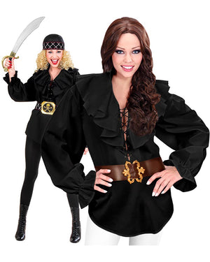 Black Pirate Womens Shirt