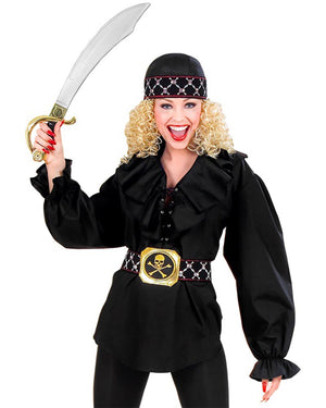 Black Pirate Womens Shirt