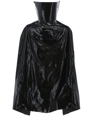 Black PVC Vampire Cape
