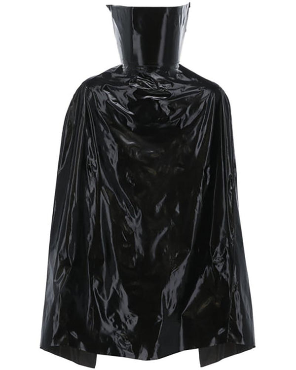 Black PVC Vampire Cape