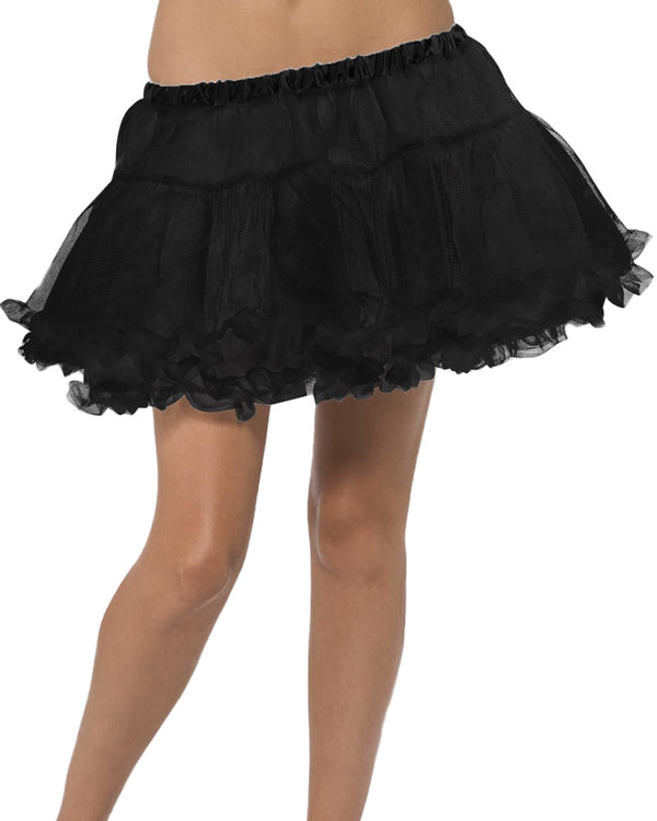 Black Ruffled Petticoat