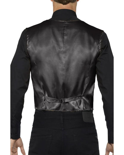 Black Sequin Waistcoat