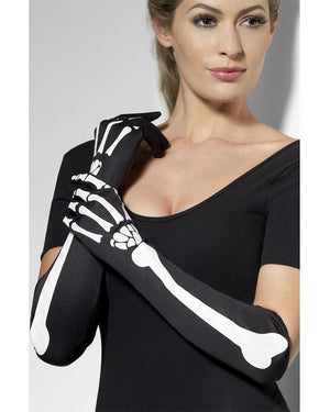 Black Skeleton Gloves