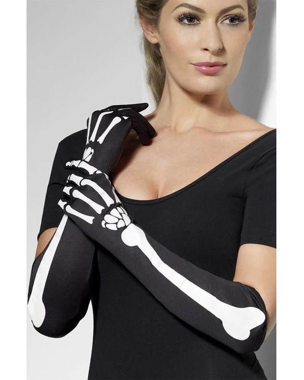 Black Skeleton Gloves