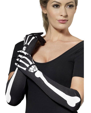 Black Skeleton Gloves