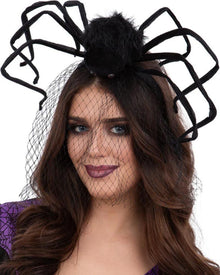 Black Spider Headband For Halloween
