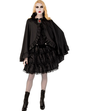 Black Vampire Adult Cape