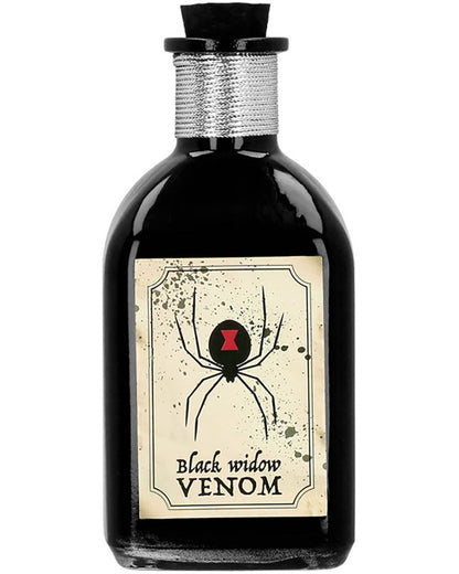 Black Widow Venom Glass Bottle Halloween Prop 14cm