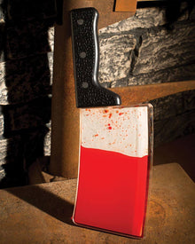Bleeding Cleaver Halloween Prop 30cm