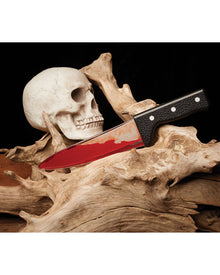 Bleeding Kitchen Knife Halloween Prop 33cm