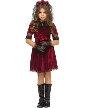Blood Lace Vamp Girls Costume