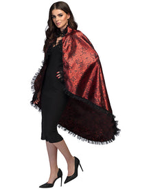 Blood Lady Halloween Cape 1.3m