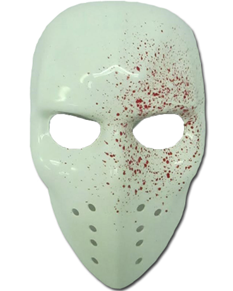 Blood Shot Hockey Mask