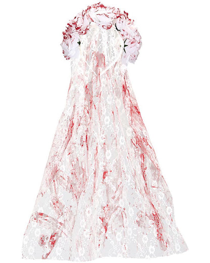 Bloody Bridal Veil with Roses