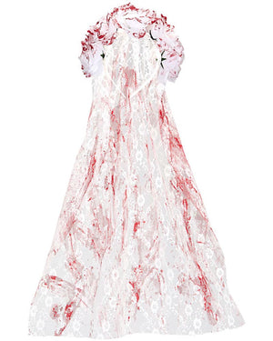 Bloody Bridal Veil with Roses