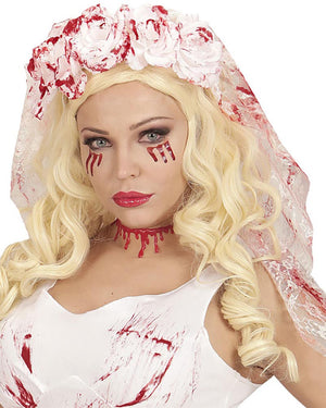 Bloody Bridal Veil with Roses