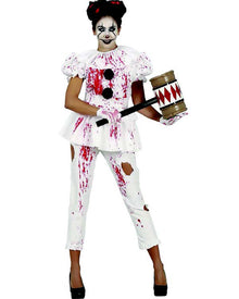 Bloody Clown Womens Halloween Costume