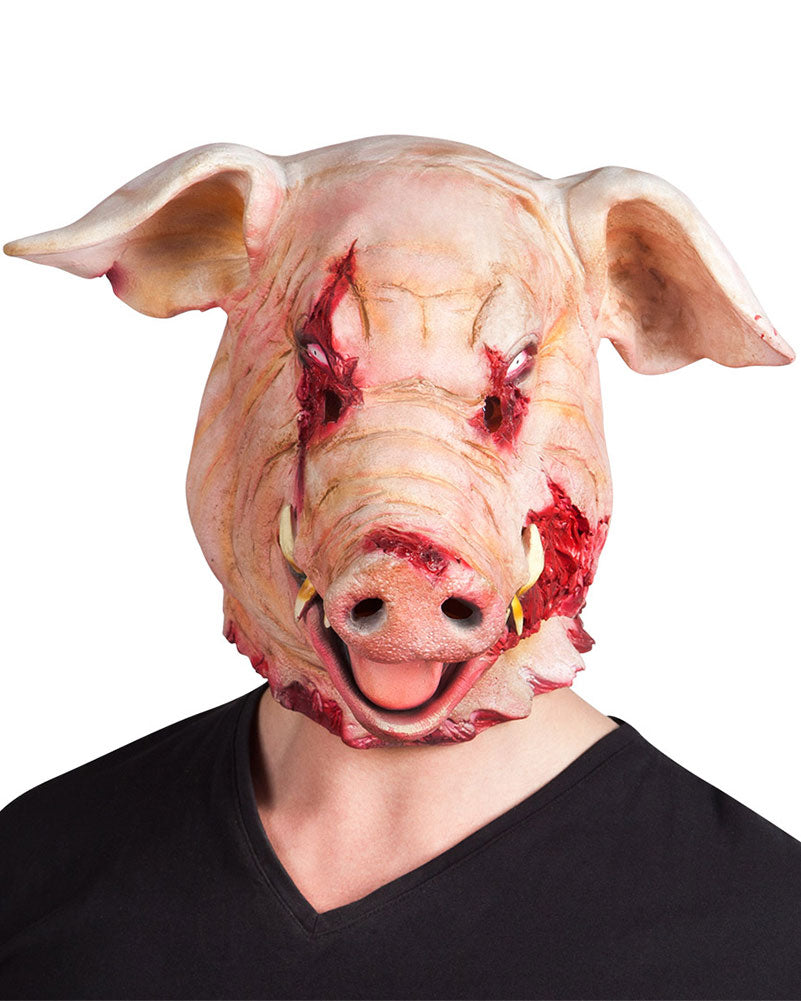 Bloody Pig Latex Halloween Mask
