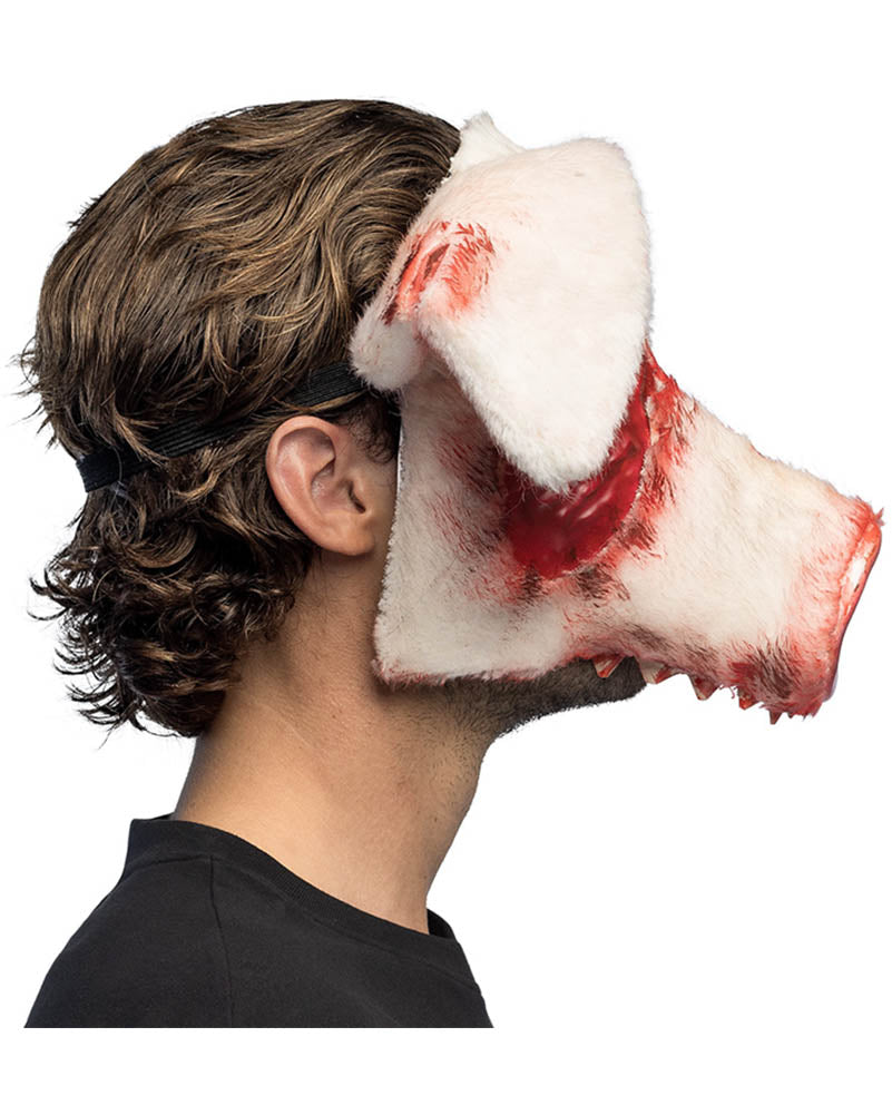 Bloody Pig Plush Halloween Mask
