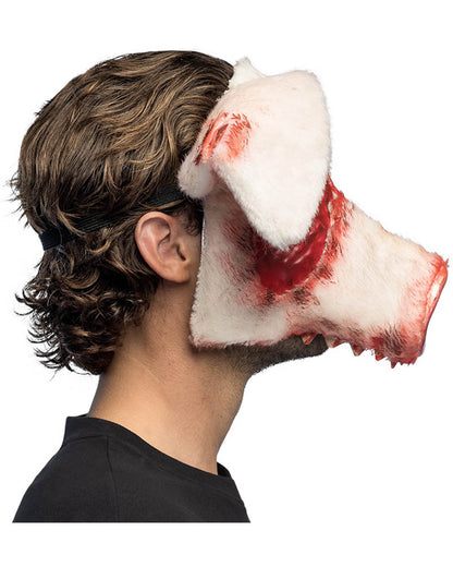 Bloody Pig Plush Halloween Mask