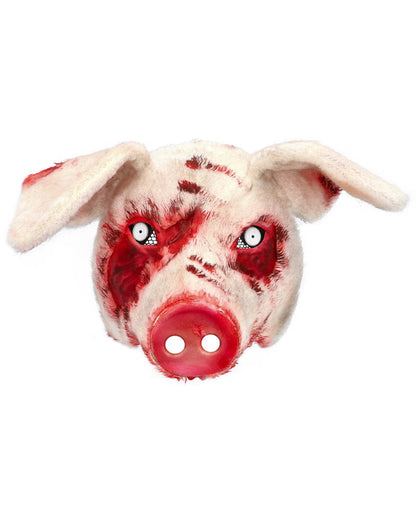 Bloody Pig Plush Halloween Mask