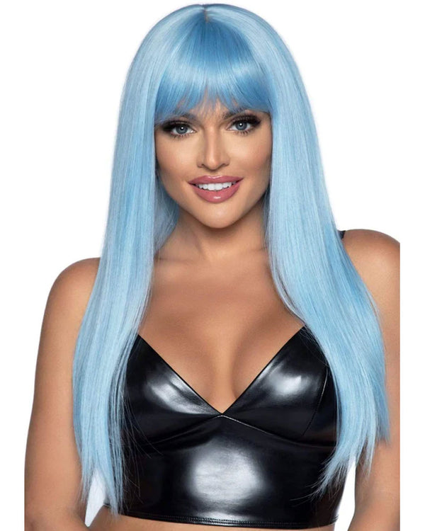 Long Blue Wig