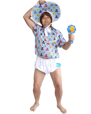 Blue Baby Boomer Adult Costume