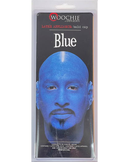 Blue Bald Cap