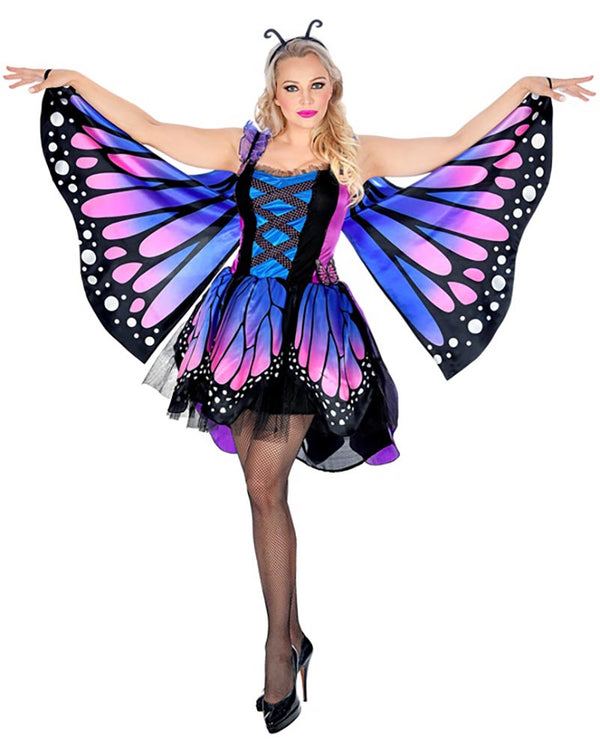 Blue Butterfly Womens Costume