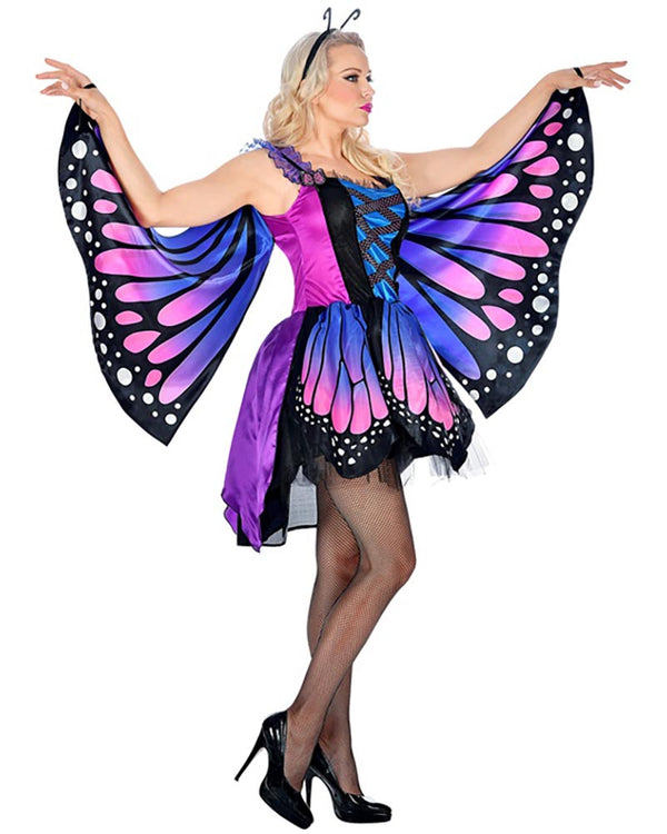 Blue Butterfly Womens Costume