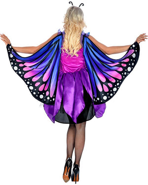 Blue Butterfly Womens Costume