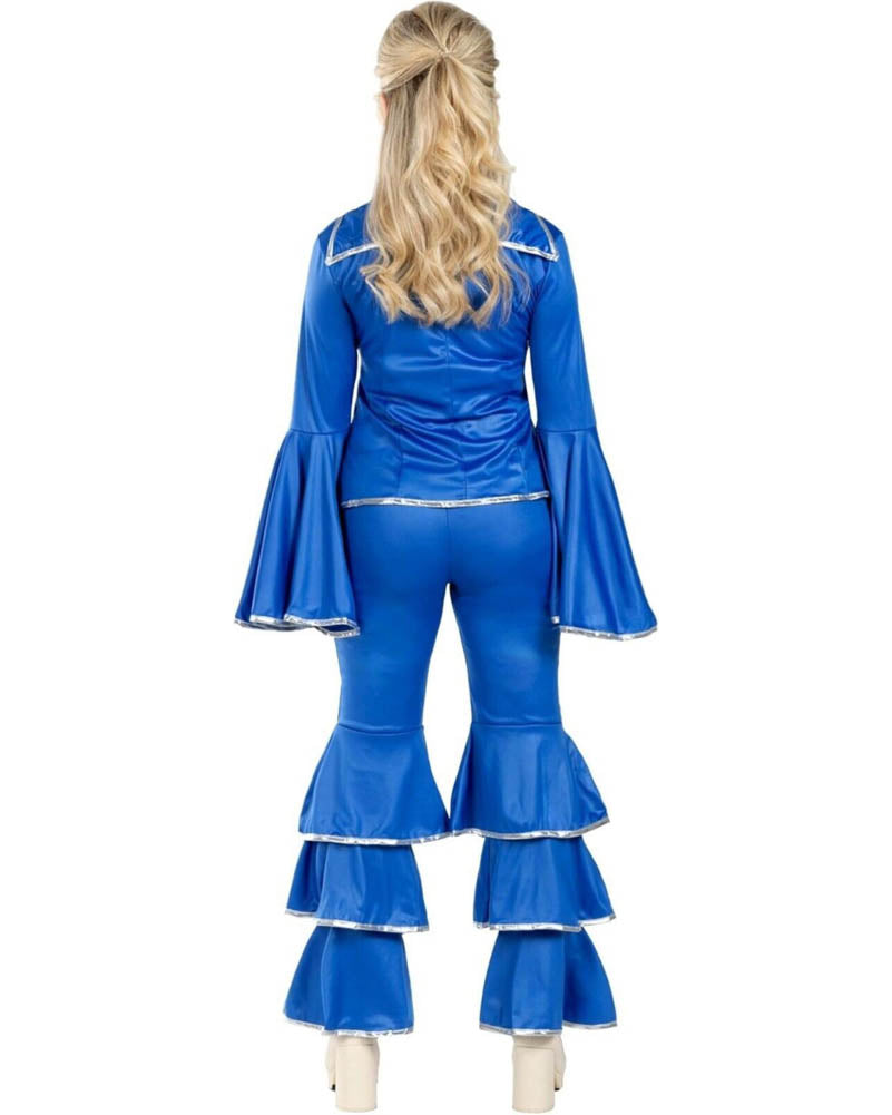 70s Blue Dancing Queen Womens Costume